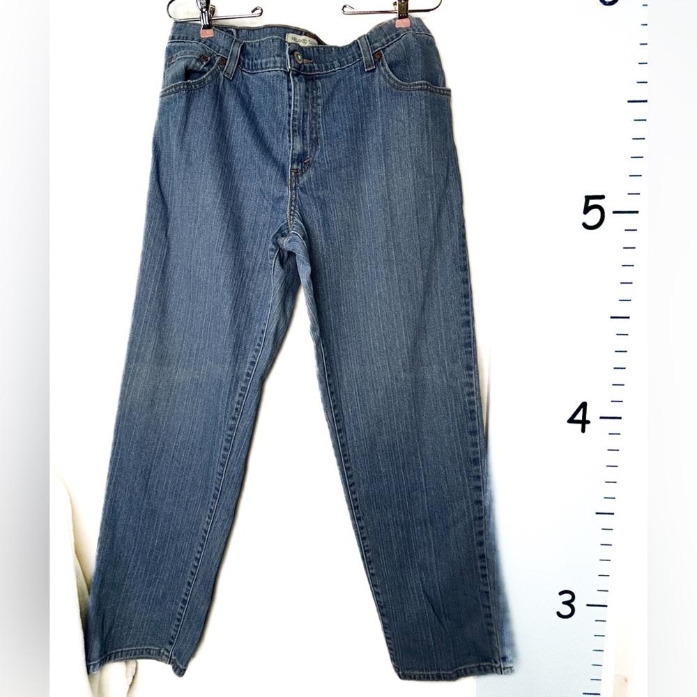 Levi's 550 Blue Jeans Relaxed Tapered 14 Medium Women's.